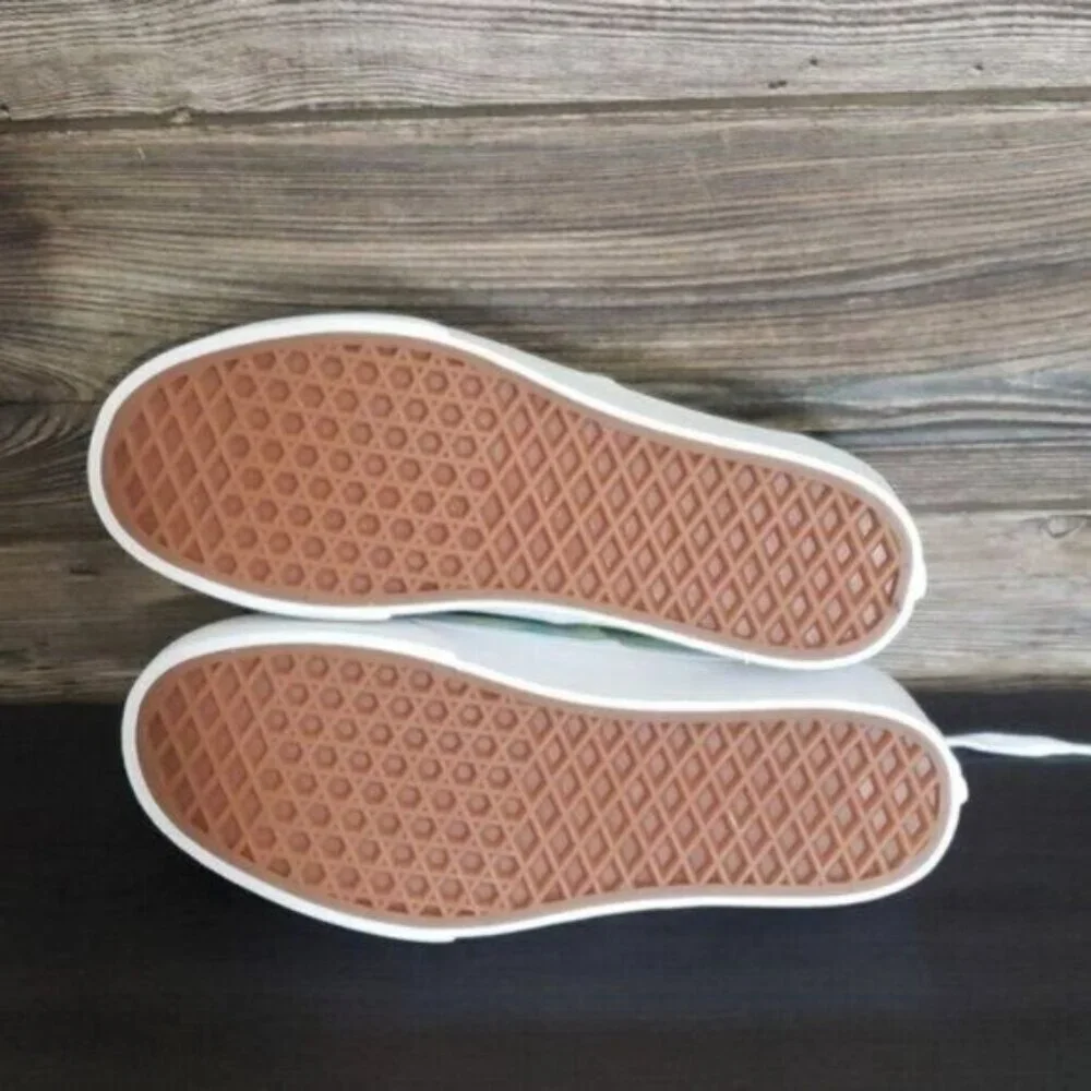 New Vans Authentic Stacked Womens Platform Shoes Size 8 Pastel Plaid Summer Bold